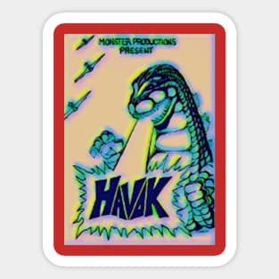 HAVOK promo poster Sticker